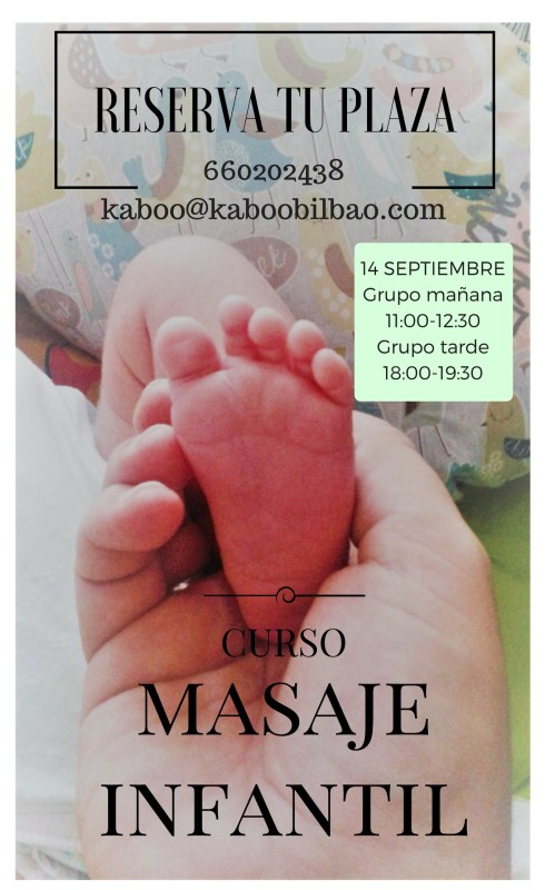 MASAJE INFANTIL Septiembre
